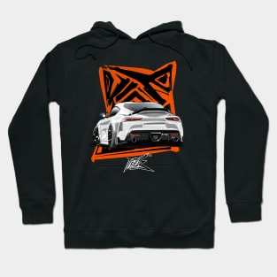 toyota supra a90 rear Hoodie